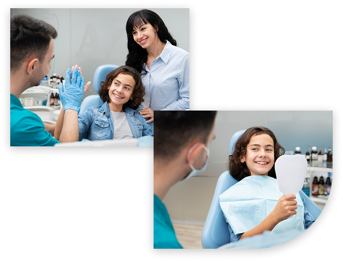 Happy Patient with Dentist